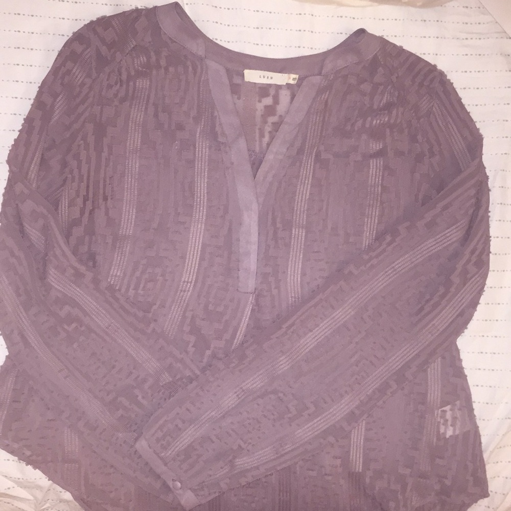 Lush purple blouse size m
